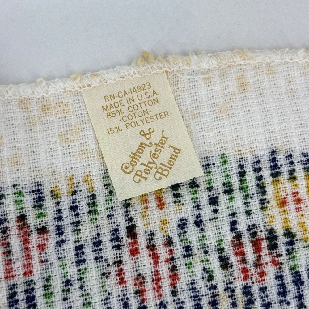 1970s Dish‎ Towel & Dishcloth Set by Sayco Kitchen Towels Row Home Country Town